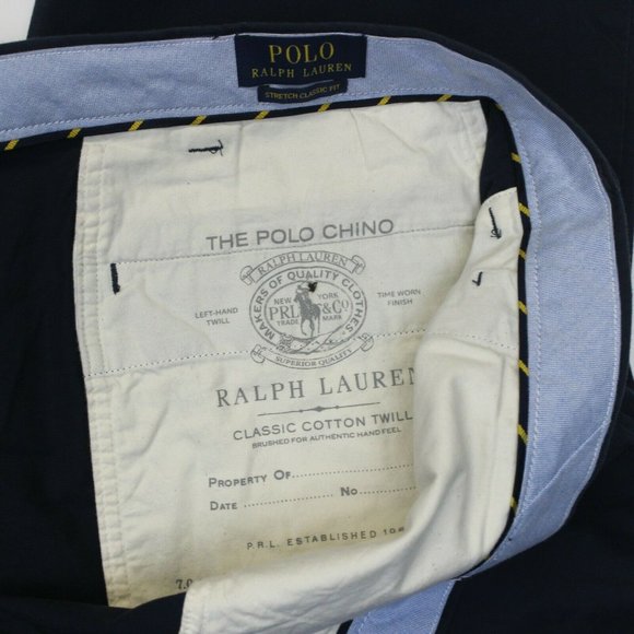 Polo Ralph Lauren Chino Pants - Ink Blue - 58x32 - Picture 4 of 7